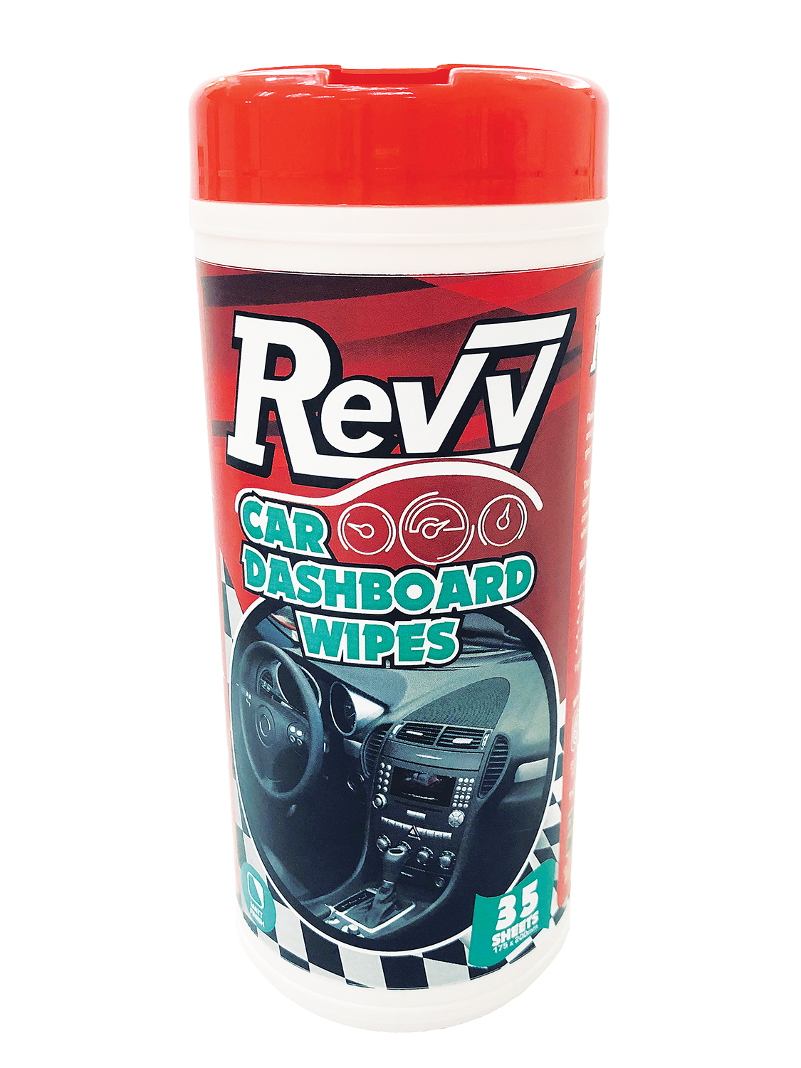 KleenPak Product Revv Car Dashboard Wipes
