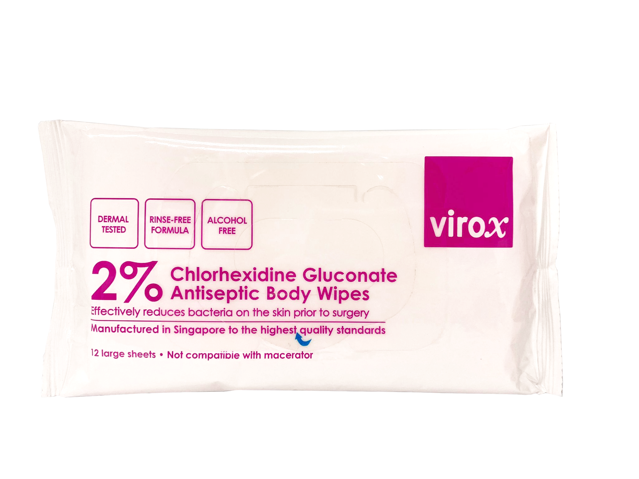 KleenPak Product Virox 2 Chlorhexidine Gluconate Antiseptic Body