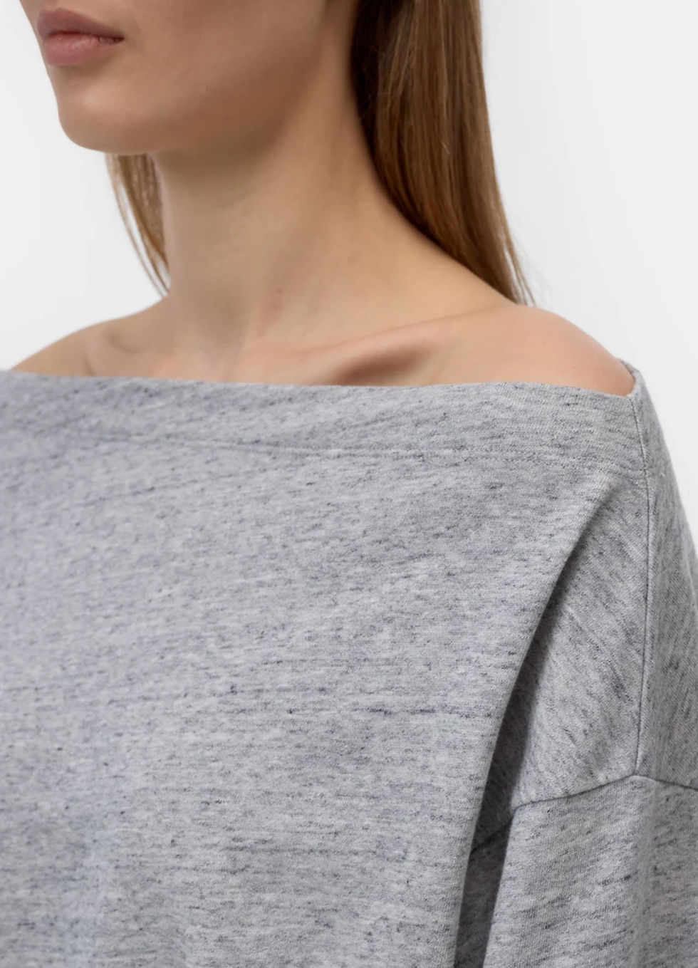 Thumbnail: OFF-SHOULDER SWEATSHIRT
