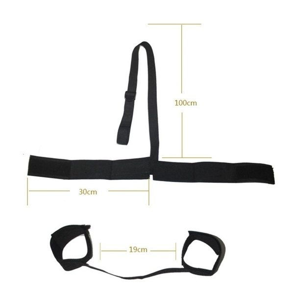 Thumbnail: Hand Ankle Back Restraint Belt Bondage Rope Harness