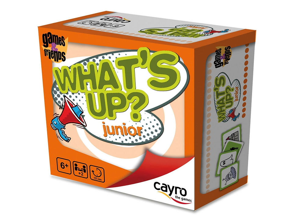 Juego de mesa What's Up Junior Diseñado por Sonia Sanmartin y Benjamin García