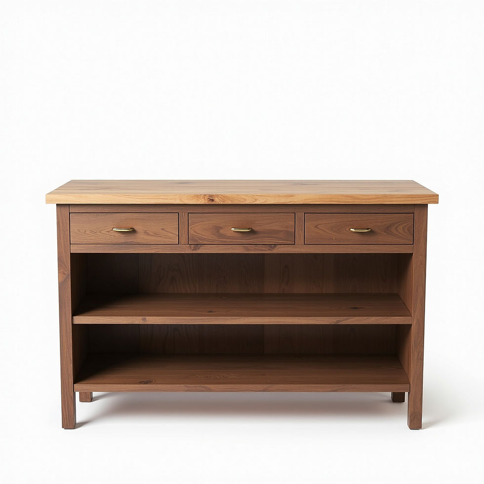 Walnut Kitchen Island