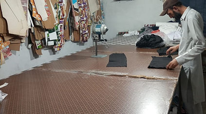 Cutting process during manufacturing