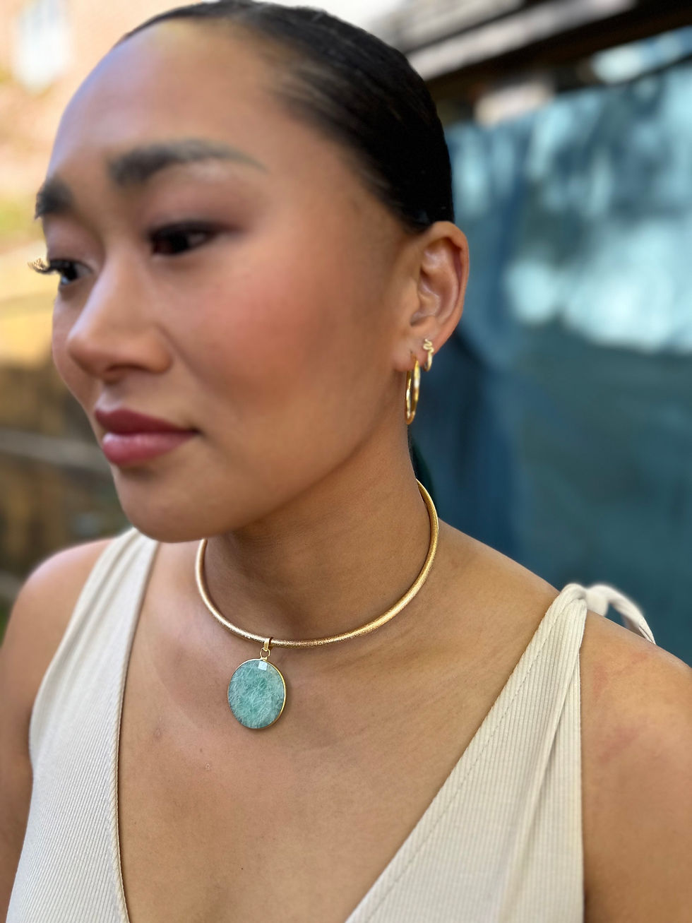 Thumbnail: Jumbo Amazonite Pendant