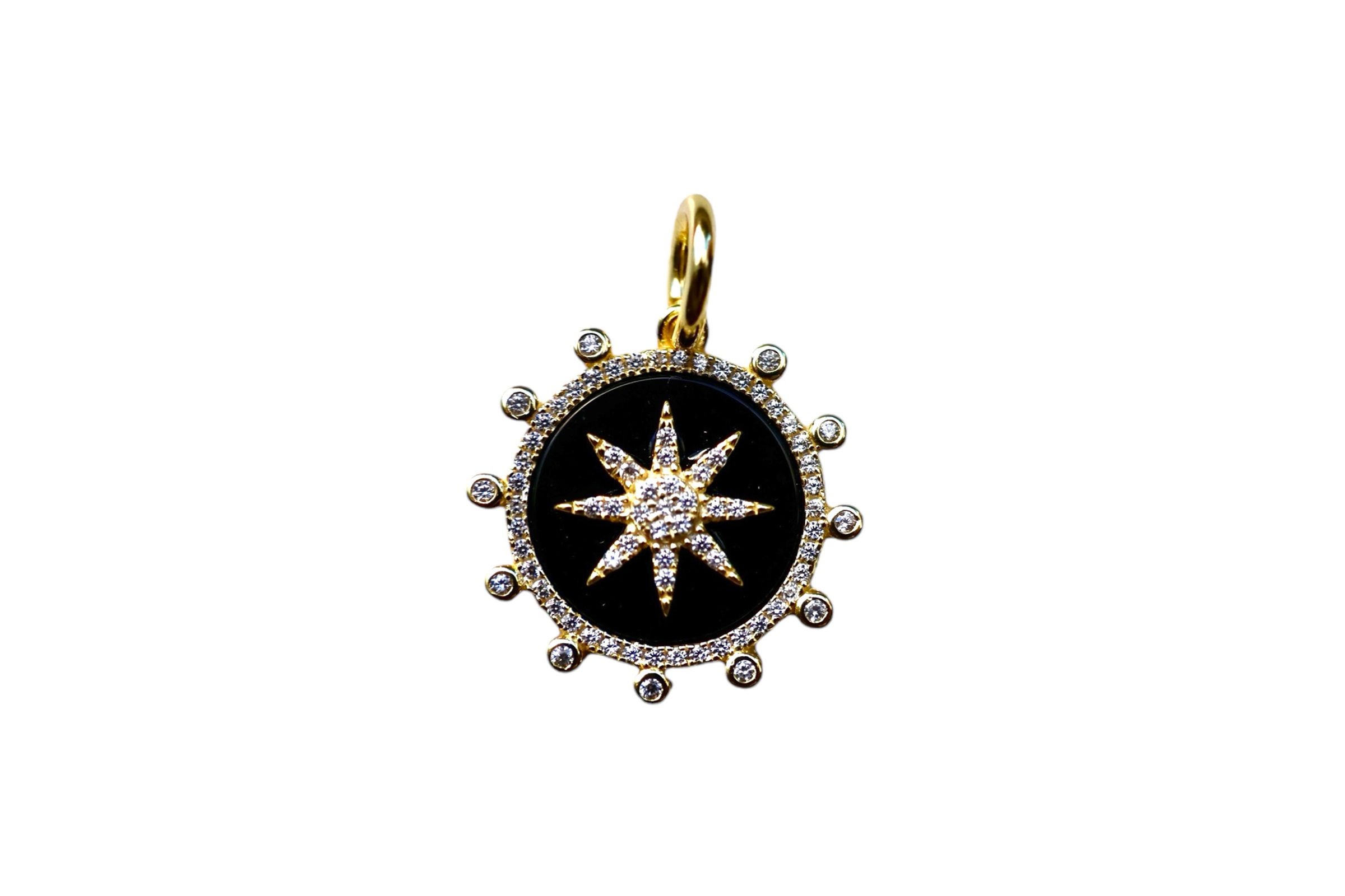 Black Onyx North Star Mini Pendant