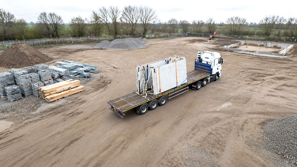 Concrete Haulage Building Site
