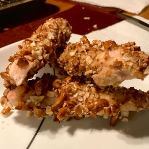 Baked Pretzel Chicken Tenders