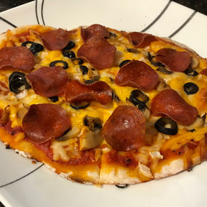 Thin Greek Crust Pizza