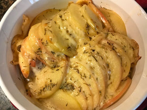 Smokey Gouda Chicken and Apples