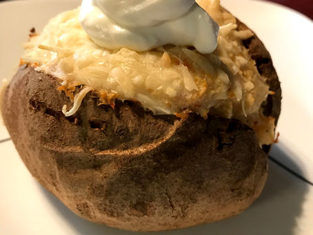 Shrimp Stuffed Twice Baked Potatoes