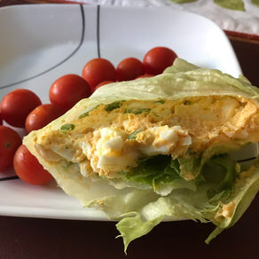 Skinny Egg Salad Wraps