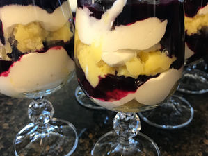 Blueberry Lemon Cake Parfait 