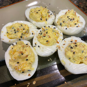 Everything Bagel Deviled Eggs