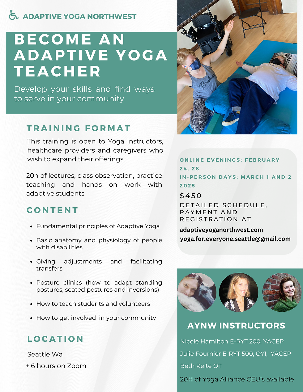 March 2025 AYNW Teacher Training