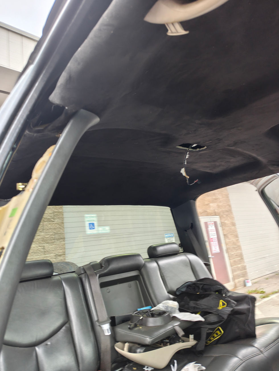 after photo gmc 2500 looking towards the back