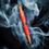 Thumbnail: 106 Dragon Style Acrylic Ball Point Pen In Red
