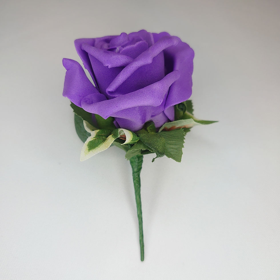 Thumbnail: Purple Rose Buttonhole or Lapel/Wrist/Handbag Corsage