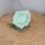 Thumbnail: Mint Rose Floral Pin - Wearable on Lapel, Wrist or Handbag
