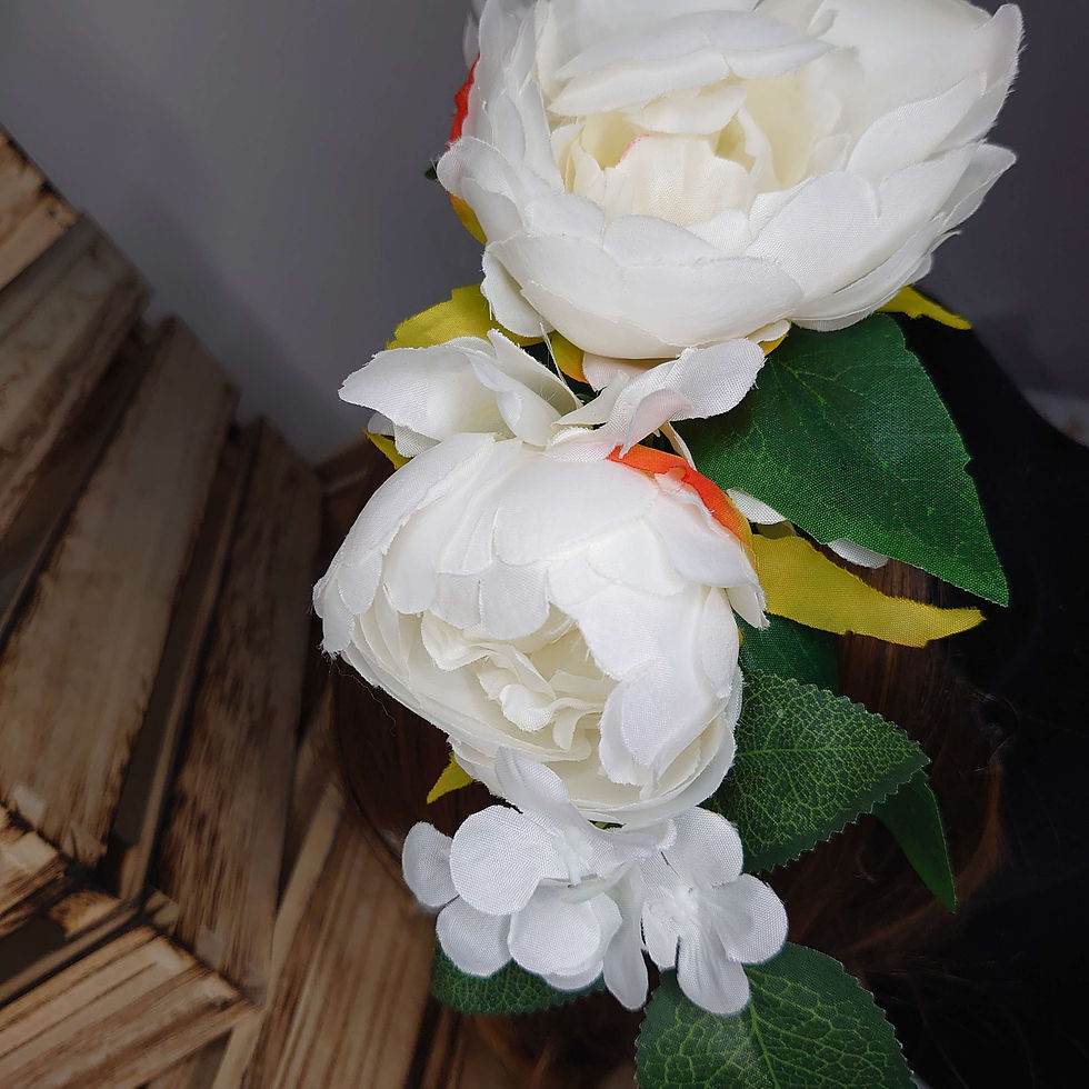 Thumbnail: Peony and Hydrangea Flower Crown