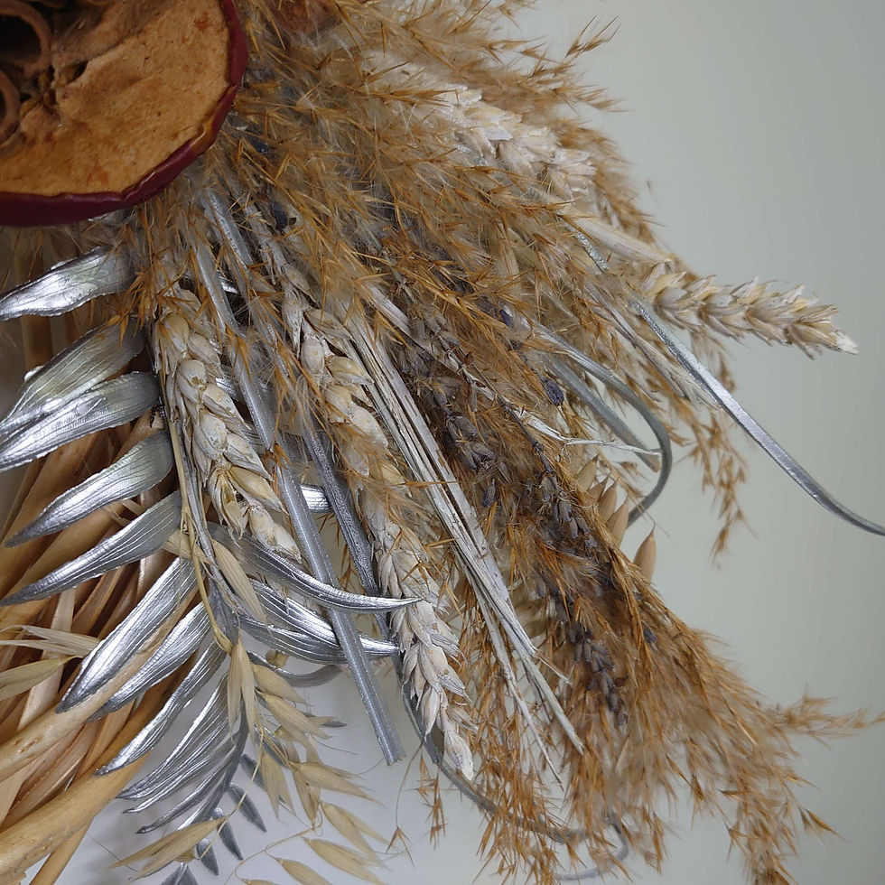 Thumbnail: Dried & Silver Foliage Wreath