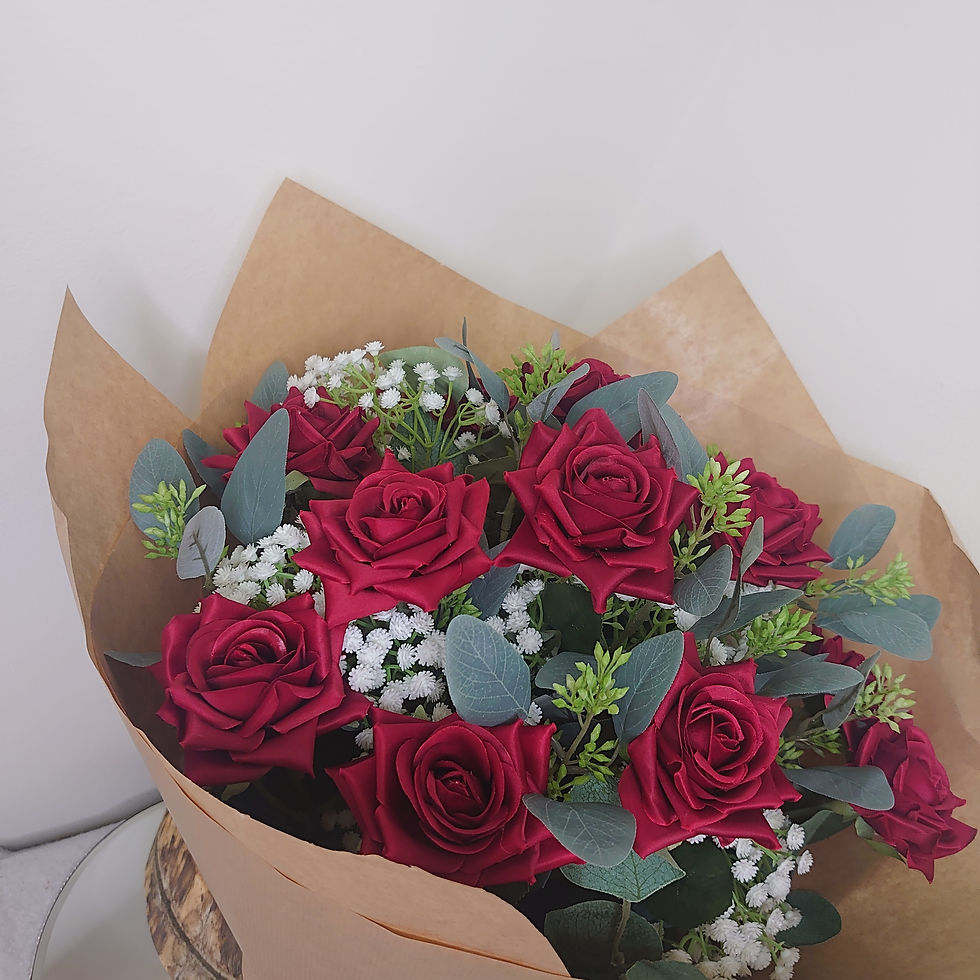 Thumbnail: 12 Stunning Red Roses (Roughly 45/50cm)