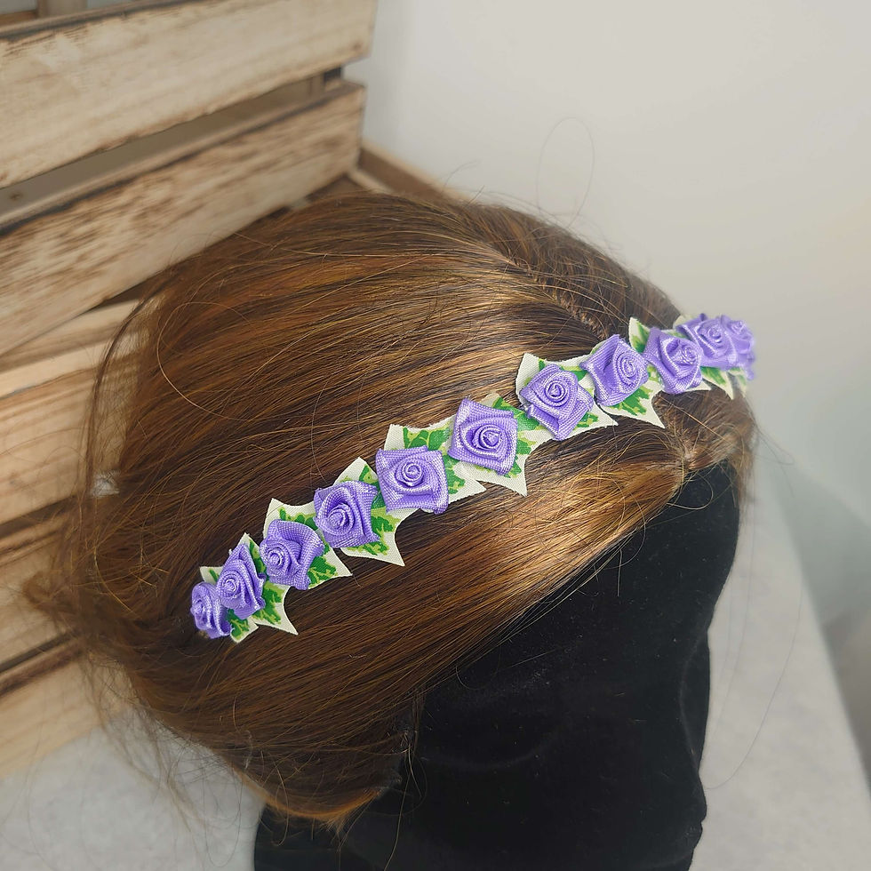 Thumbnail: Lilac Rose and Ivy Alice Band / Headband.