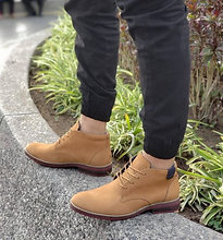 Botines de gamusa para hombre