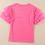 Thumbnail: Pink Tulle Ruffle Sleeve Top