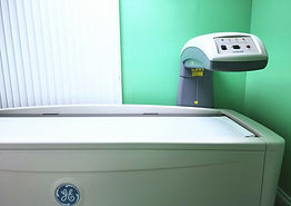 DEXA scan machine used for measuring bone density and assessing osteoporosis risk