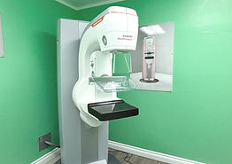 Digital mammography machine used for breast cancer screening and diagnostic imaging