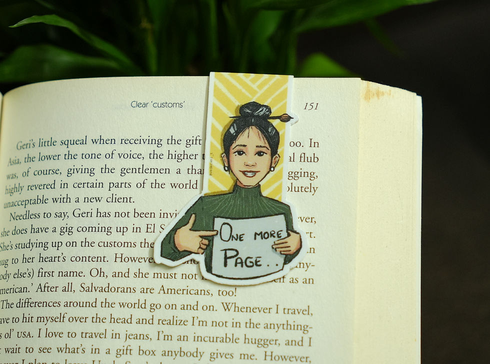 Thumbnail: One More Page - Magnetic Bookmark