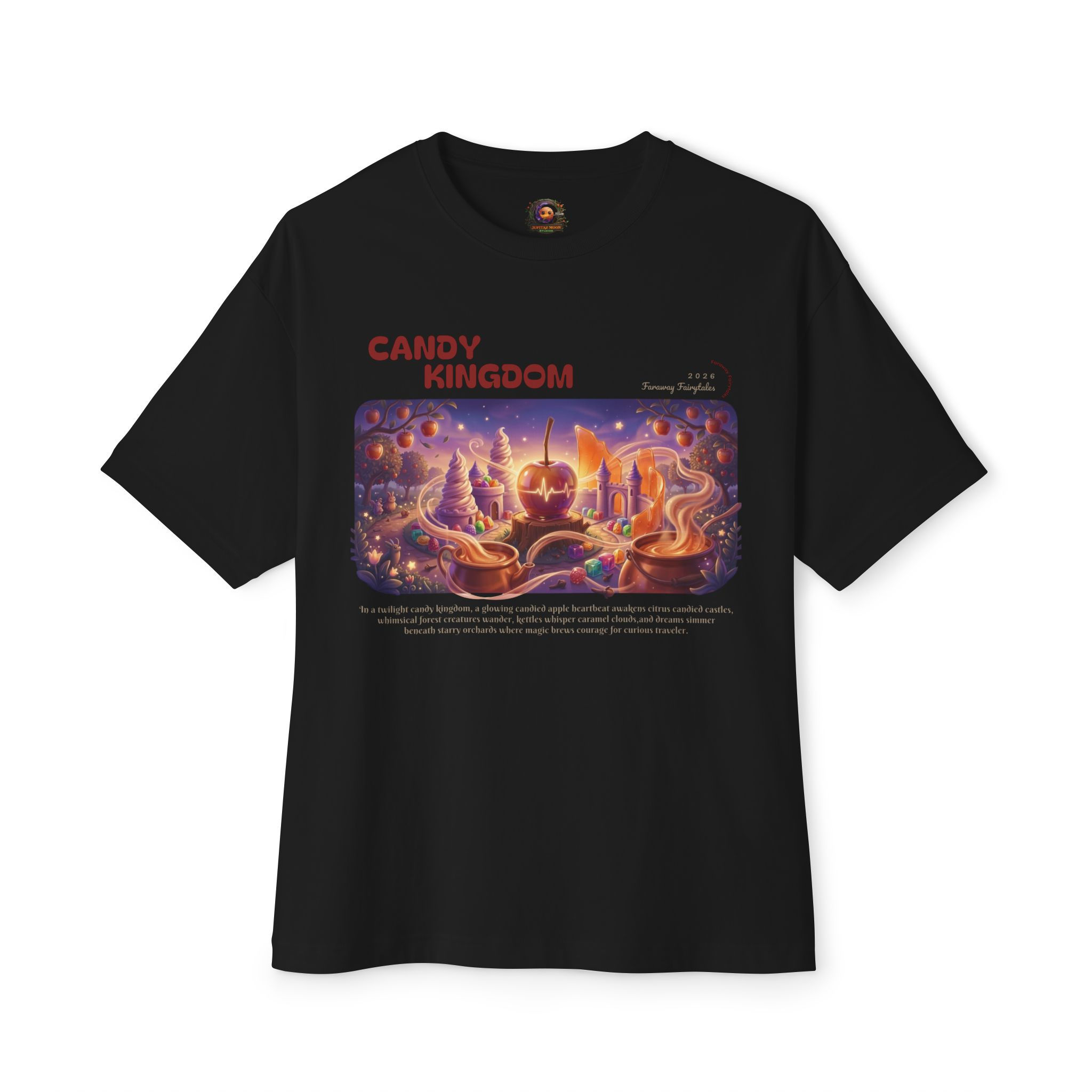 Candy Kingdom Graphic Tee Whimsical Fantasy T-Shirt Print