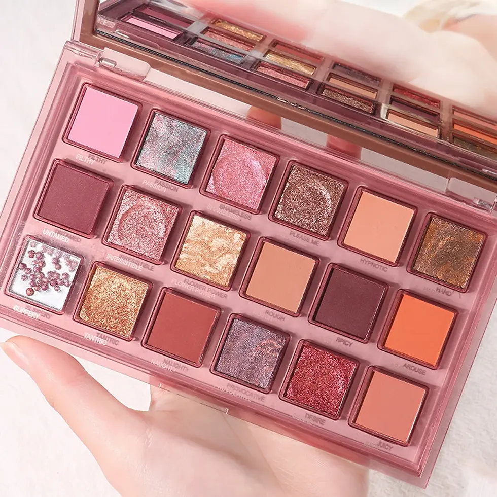 Thumbnail: Pomegranate Seeds Eyeshadow Palette Shimmer Matte Waterproof Cosmetic Makeup