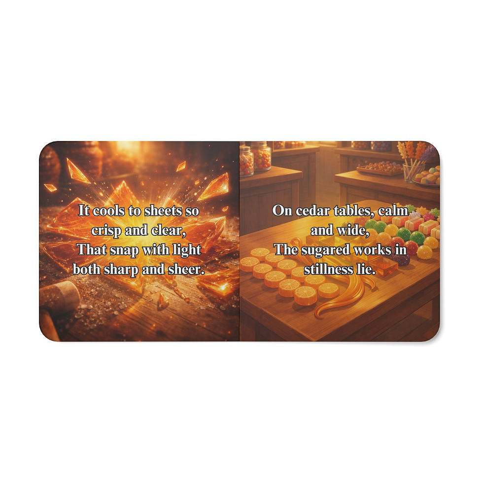 Thumbnail: Candy Kingdom Board Book - Short Sweet Poem Keepsake