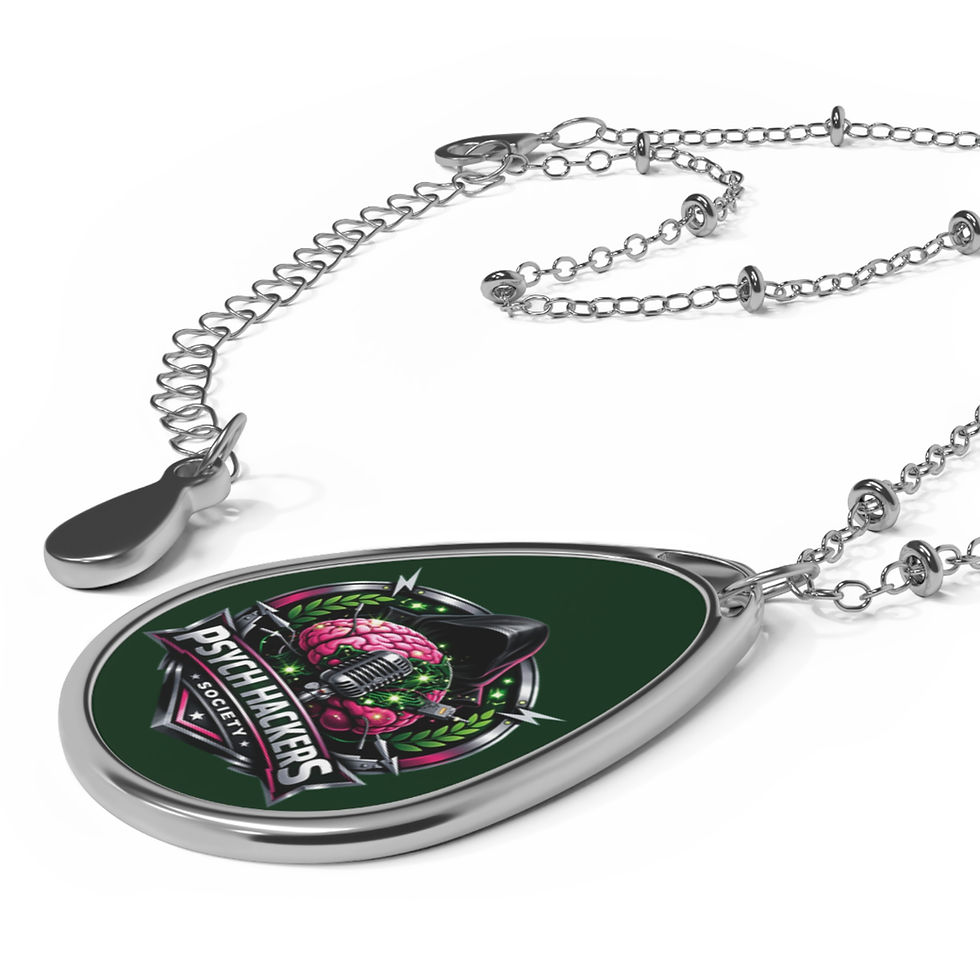 Thumbnail: Psych Hackers Society Oval Necklace