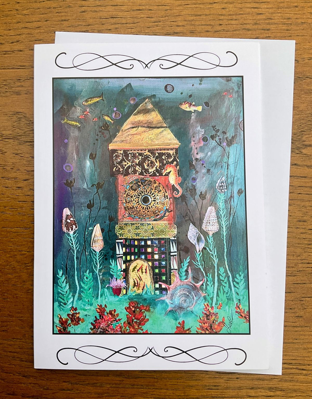 Carte souhait: Le cheval de Merlin