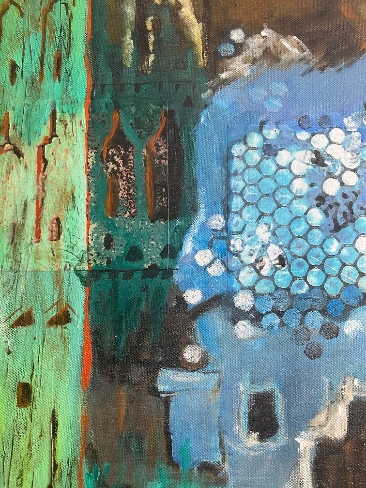 Miniature : Hexagone bleu