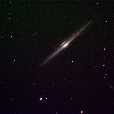 The Needle Galaxy (NGC 4565), a classic edge-on spiral galaxy in Coma Berenices