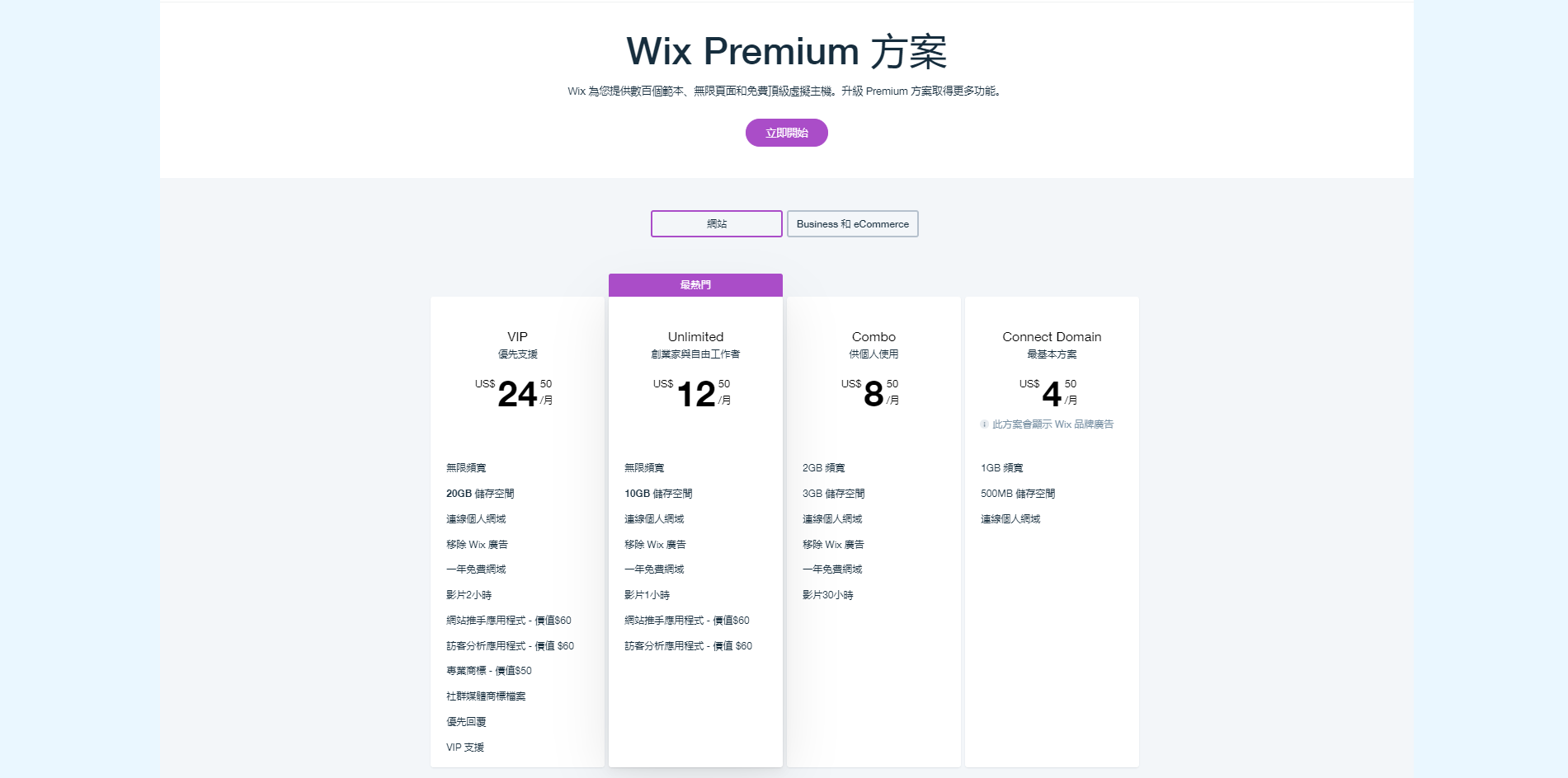 什麼是Wix高級進階服務計劃?