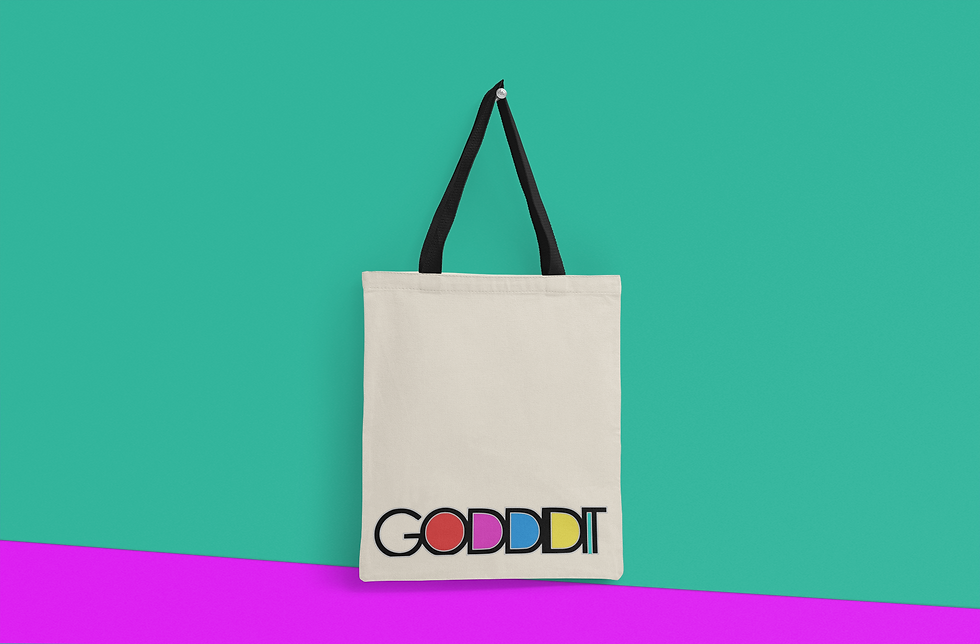 Thumbnail: GODDIDIT - "Be the Light" - Tote Bag