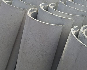 Canaleta de Concreto Meia Cana para escoamento de água pluvial