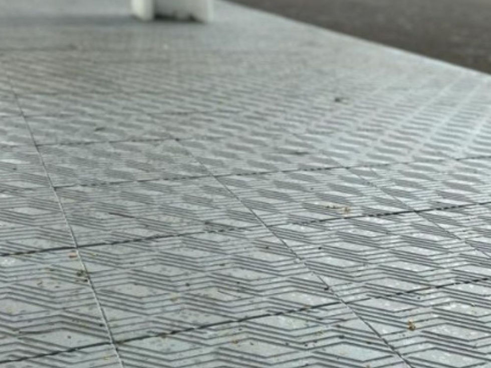 ladrilho antiderrapante de concreto para passeio