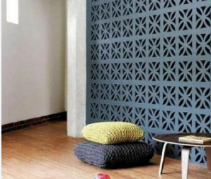 cobogó decorativo em ambiente interno