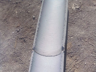 canaleta de concreto macho femea