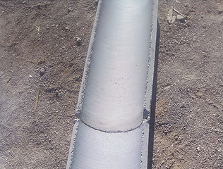 canaleta de concreto macho femea