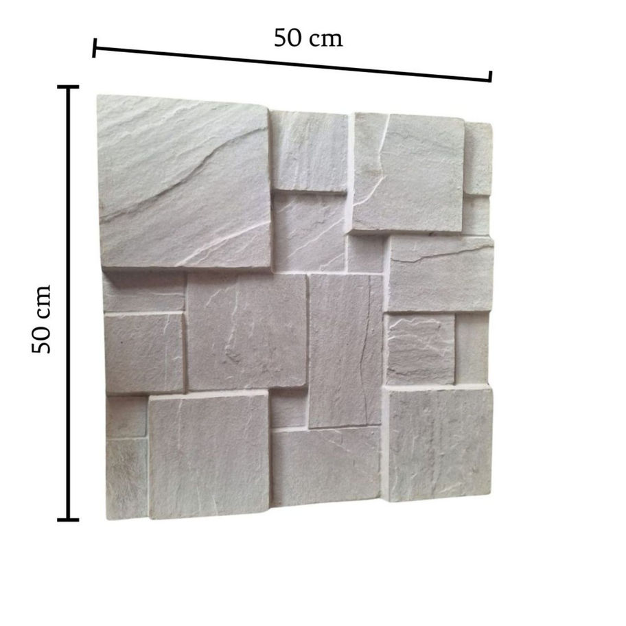 Revestimento de parede imita pedra são tomé - medidas