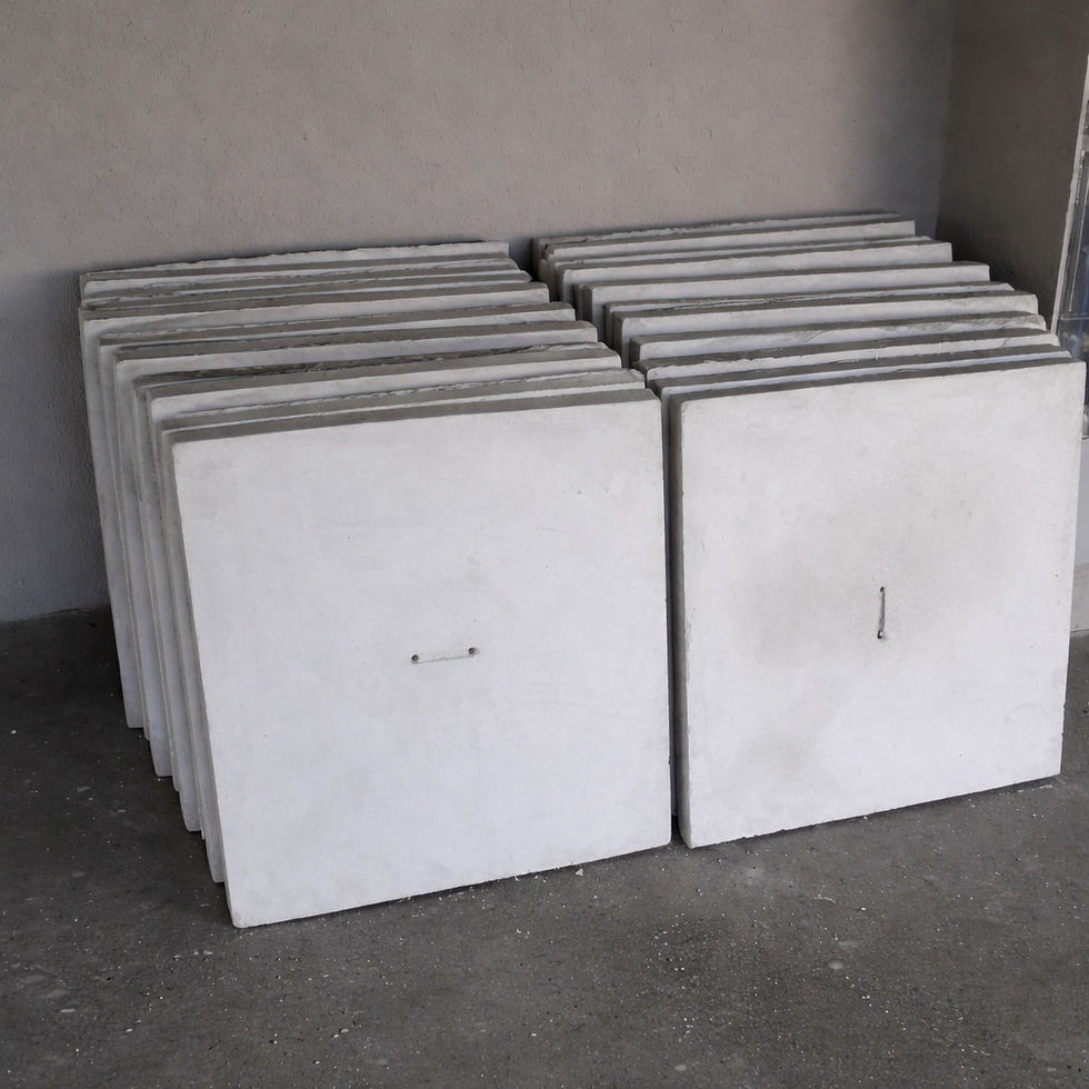 Tampa de caixa de gordura em concreto sob medida para áreas externas em Belo Horizonte