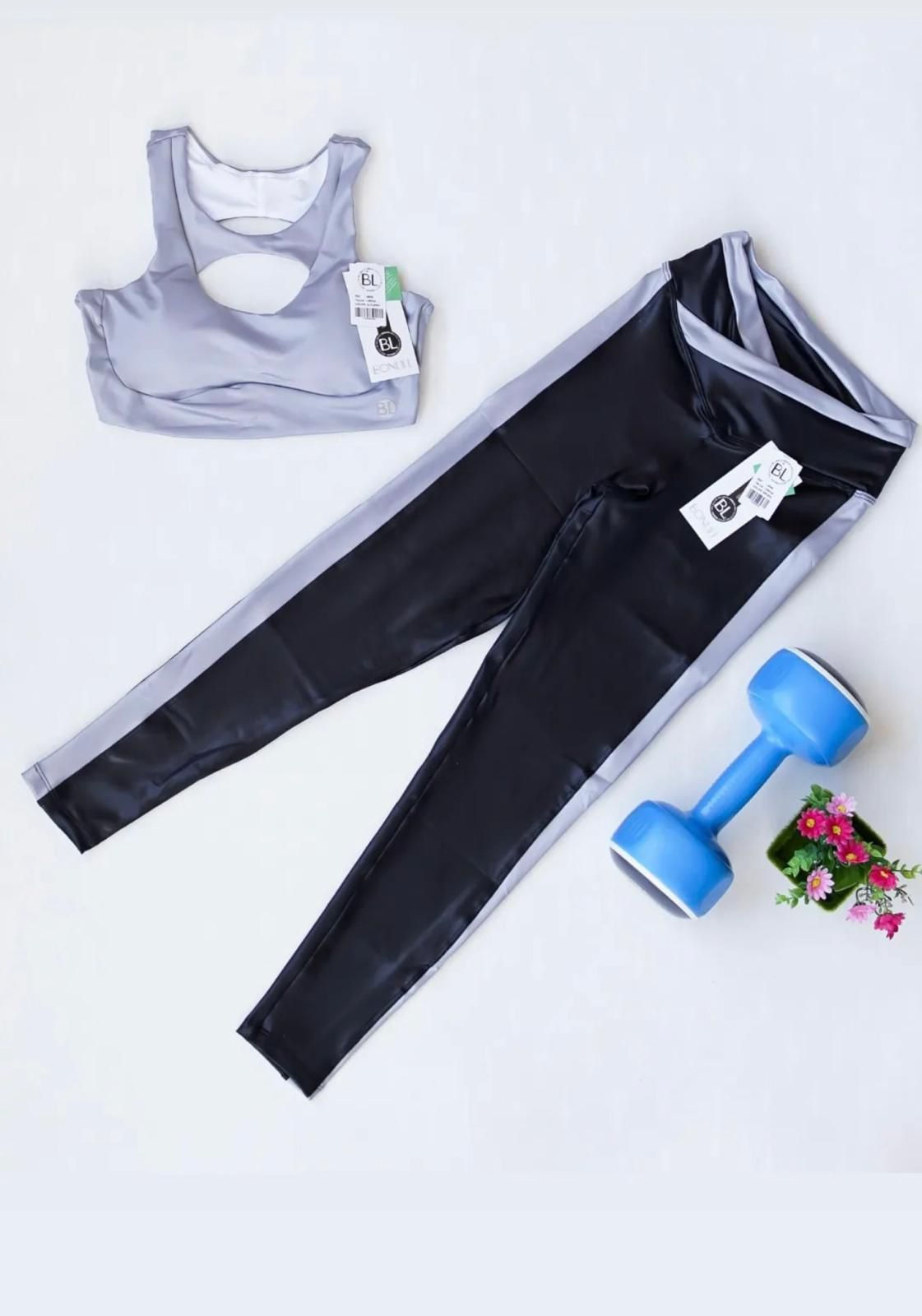 Set Glow Gris y negro