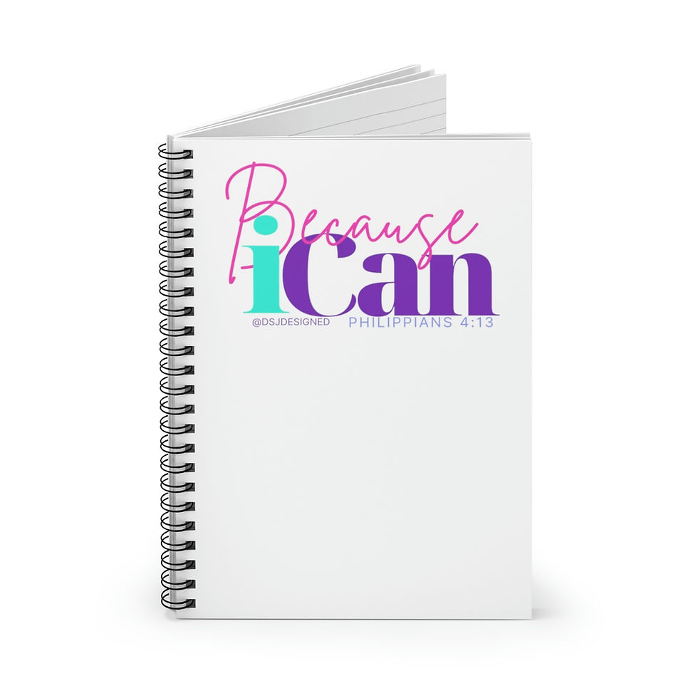 Thumbnail: DSJDesigned™ Spiral Notebook - Ruled Line