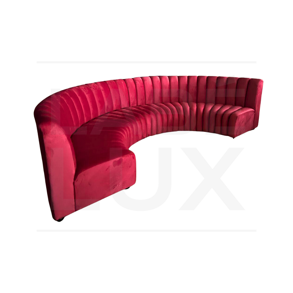 Miniature : Velvet Sectional Sofa